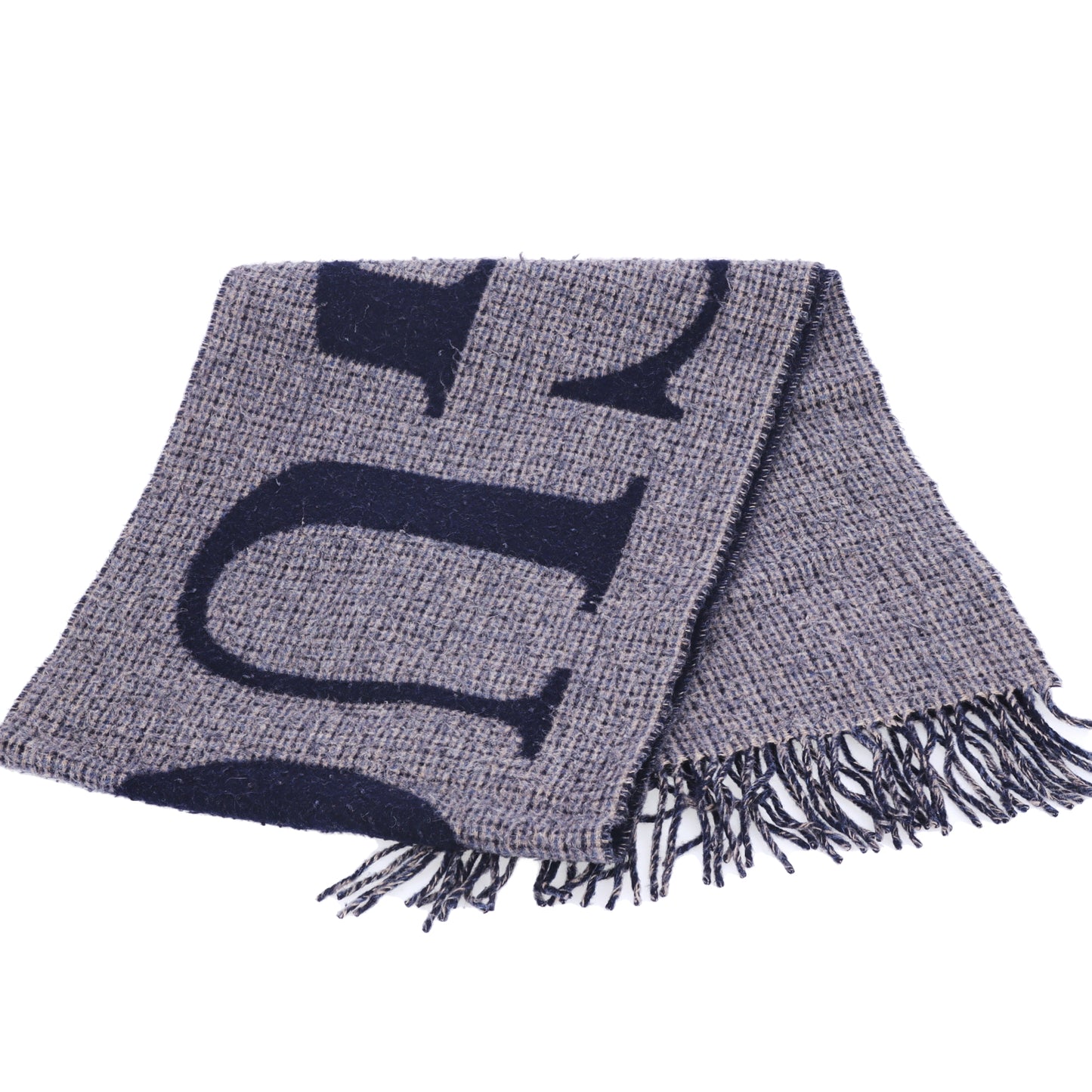 Pre-Owned Gucci Gray Wool Scarf 86015242