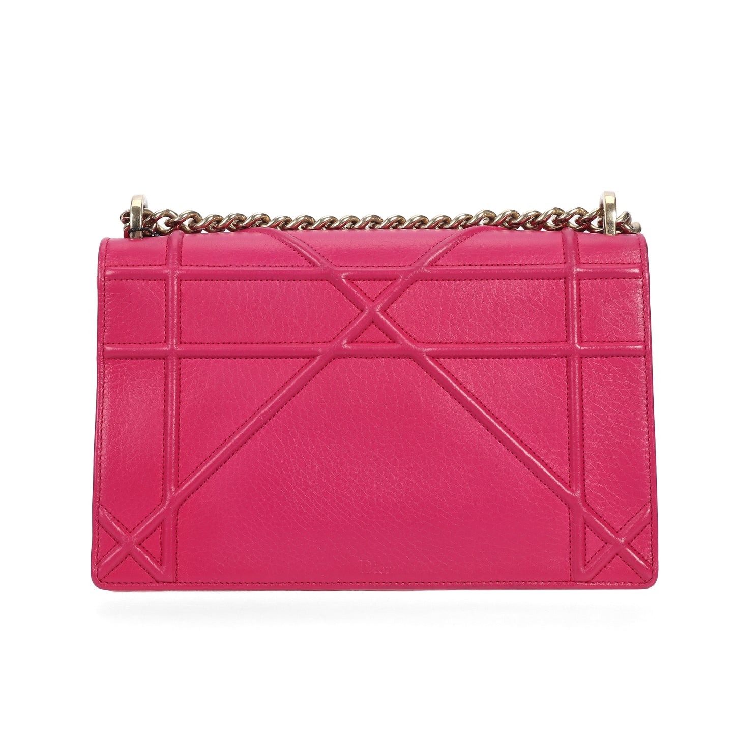 Pre-Owned Dior Diorama Fuchsia Calfskin Crossbody Bag 88025118