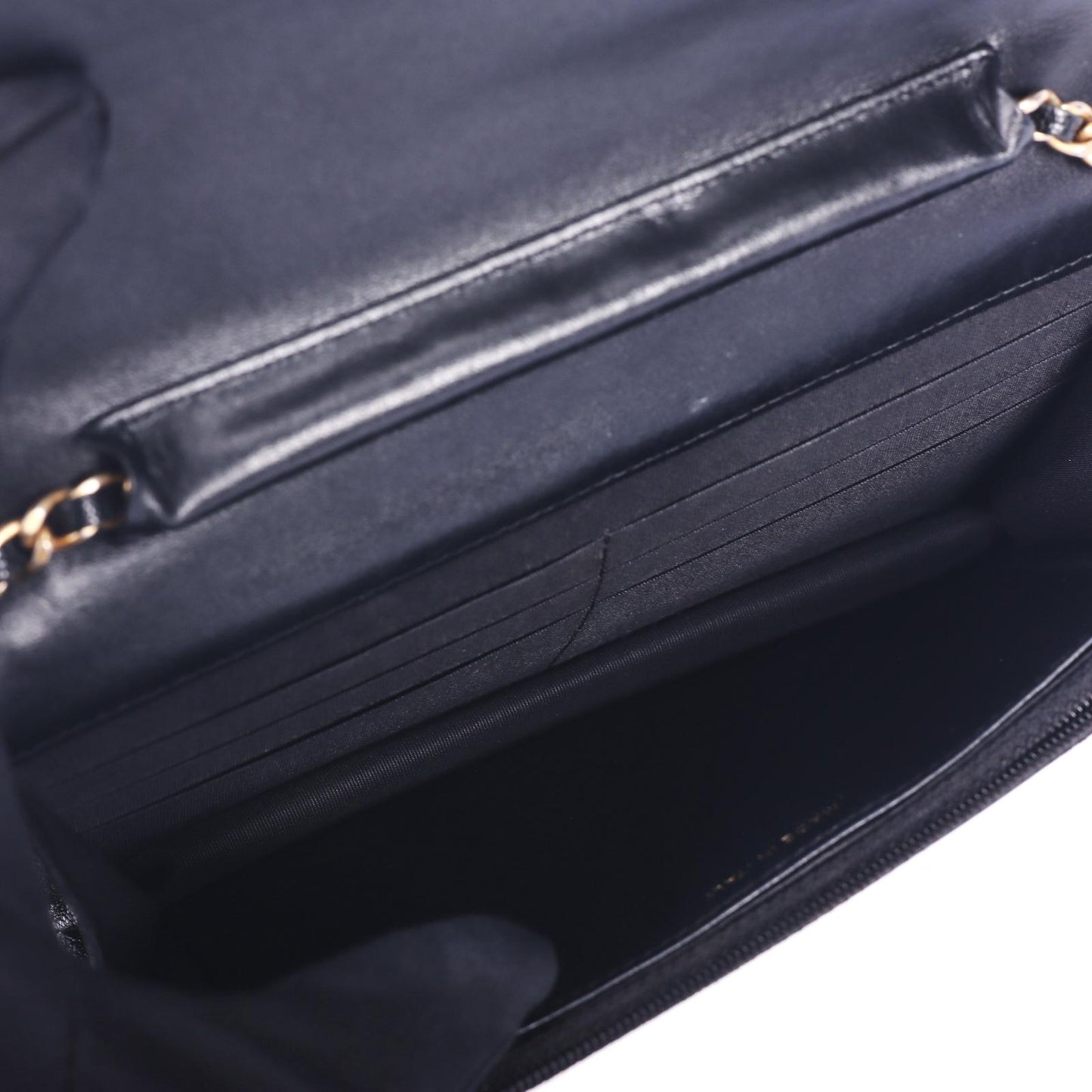 Pre-owned Chanel leboy caviar woc 40470832