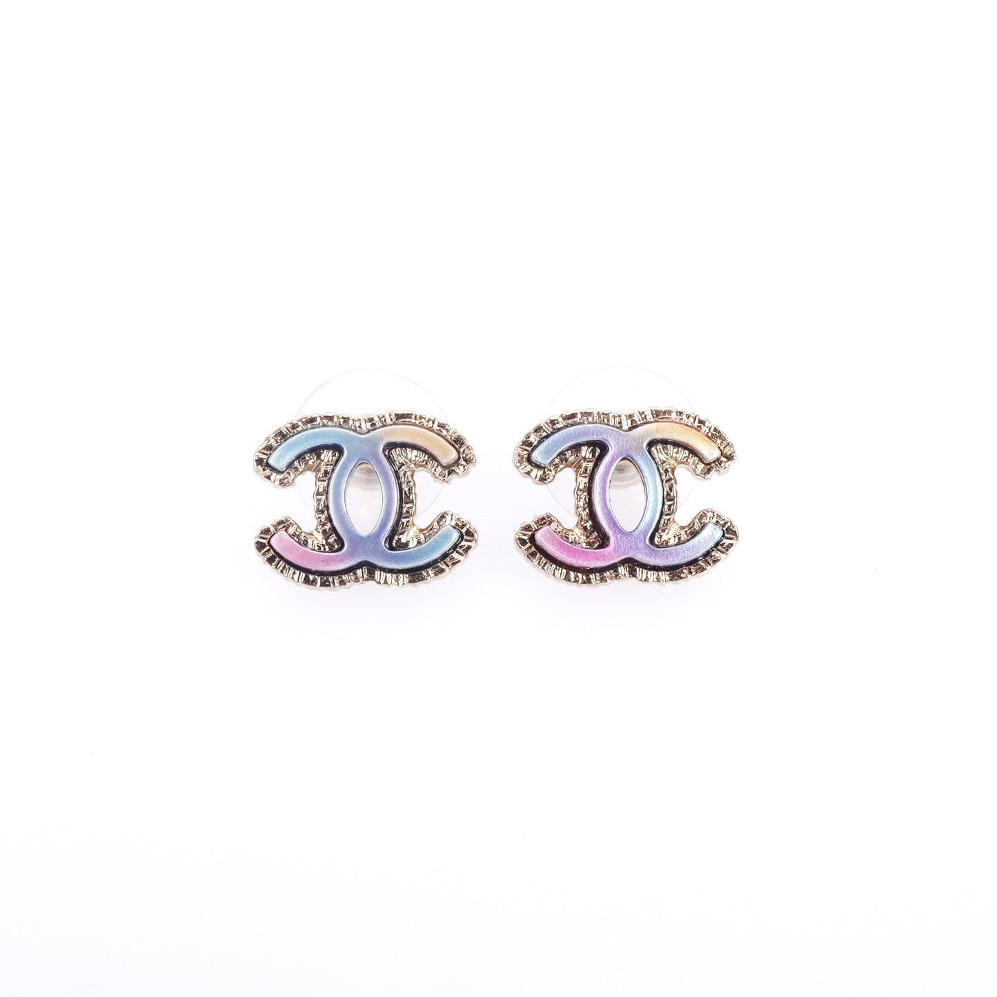 Pre-Owned Chanel Multicolor CC Metal Earrings 94805740