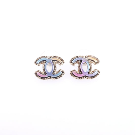 Pre-Owned Chanel Multicolor CC Metal Earrings 94805740