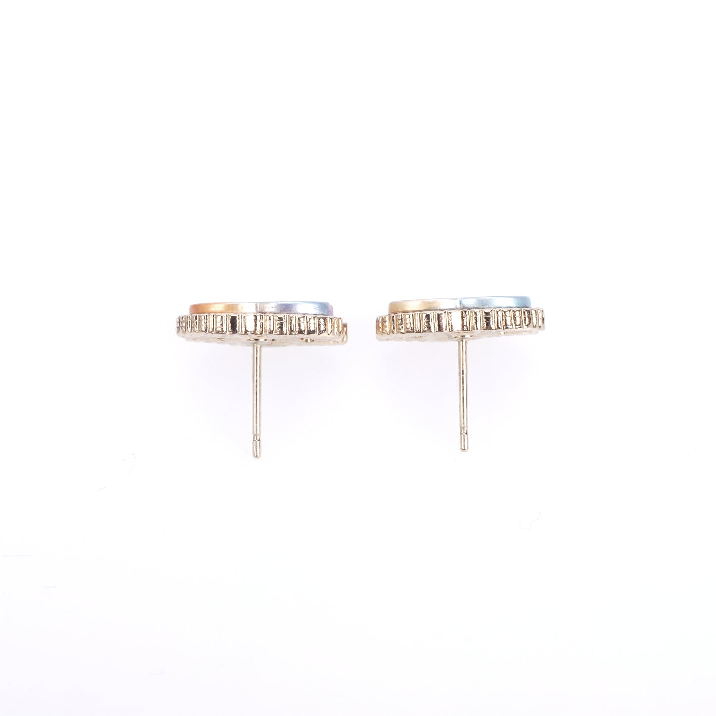 Pre-Owned Chanel Multicolor CC Metal Earrings 94805740