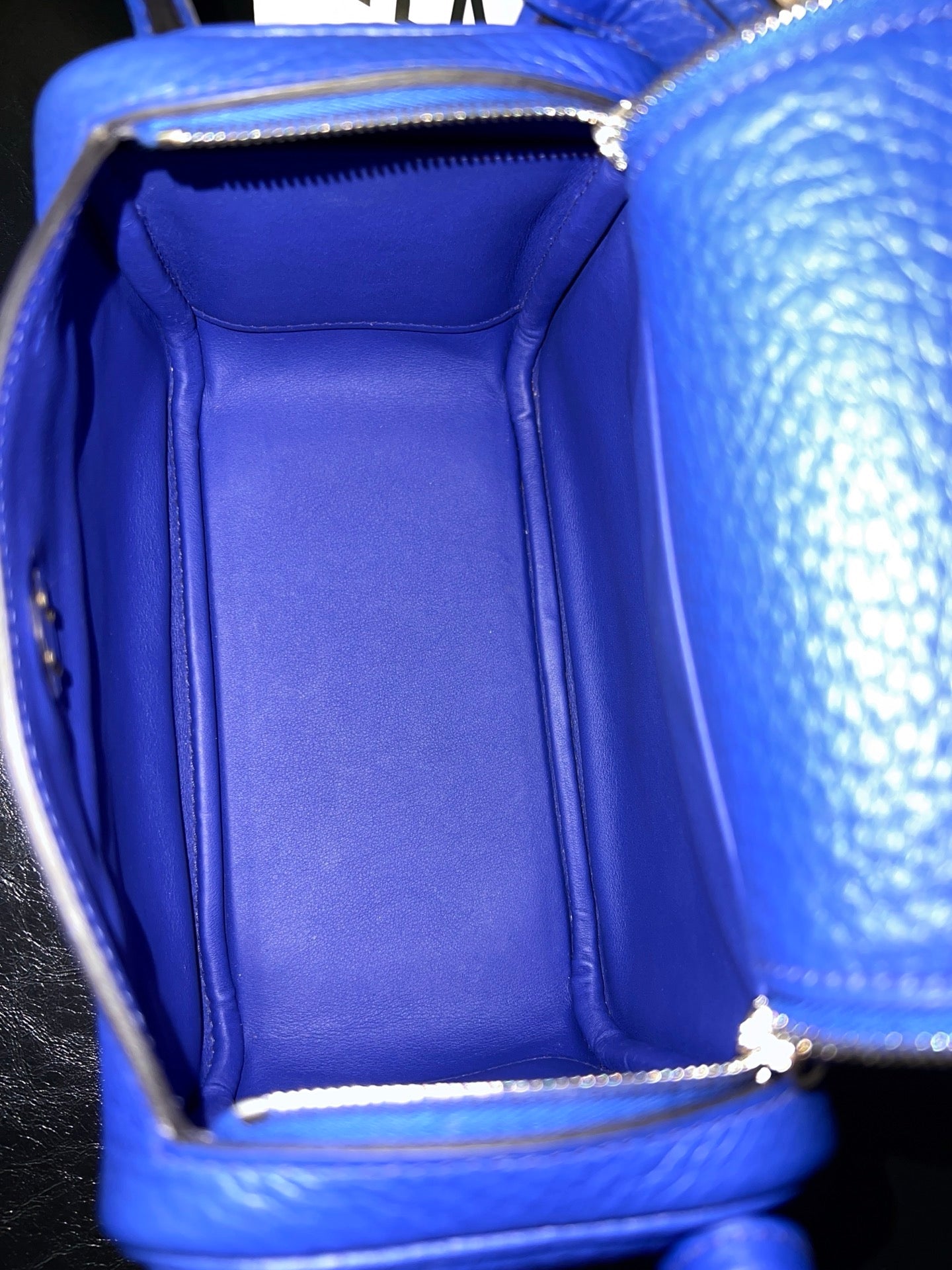 Pre-owned Hermes Lindy mini Blue