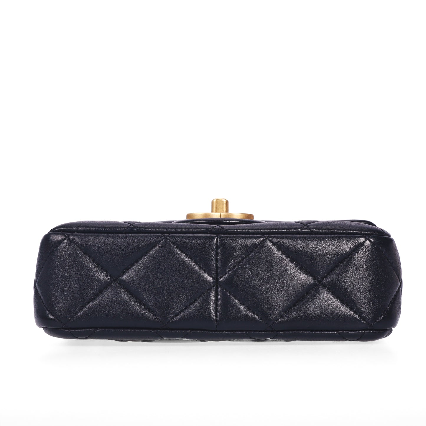 Pre-Owned Chanel Classic Flap Black Quilted Lambskin Leather Shoulder Bag 98609059