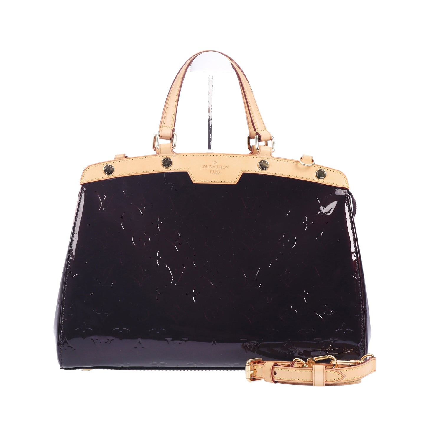 Pre-Owned Louis Vuitton Brea Cherry Epi Patent Calfskin Leather Shoulder Bag 98836997