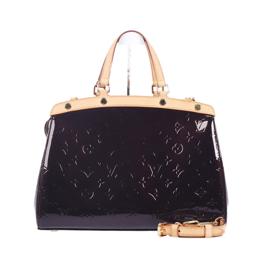 Pre-Owned Louis Vuitton Brea Cherry Epi Patent Calfskin Leather Shoulder Bag 98836997