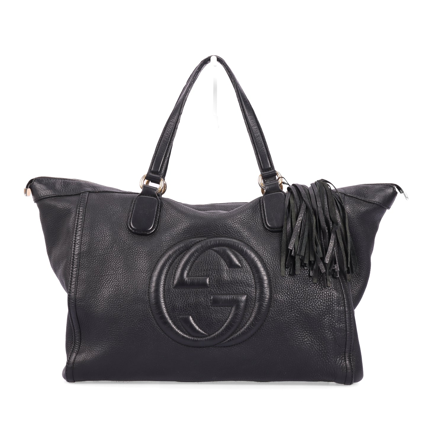 Pre-owned Gucci Black calfskin tote bag 99551527