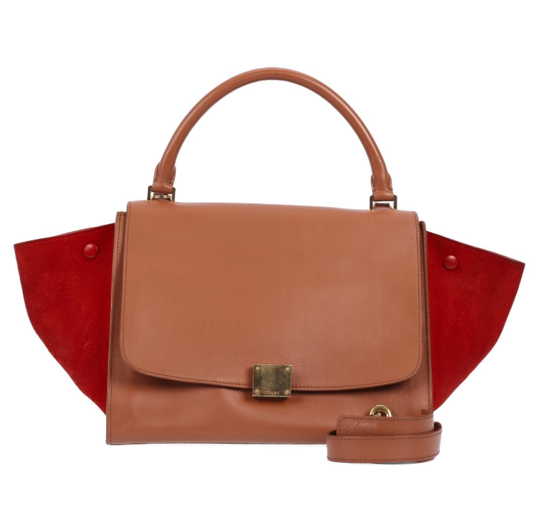Pre-Owned Celine brown calfskin shoulder bag 44204447