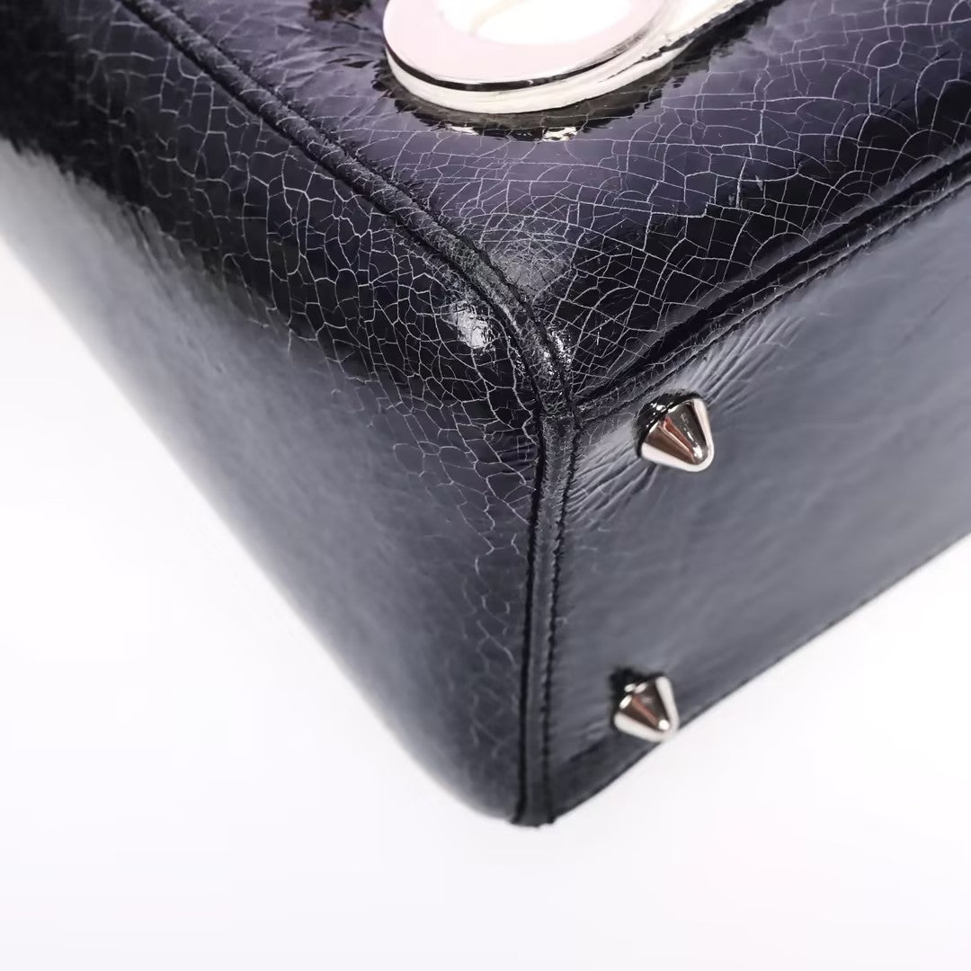 Pre-Owned Dior lady swan calfskin crossbody bag 71832803