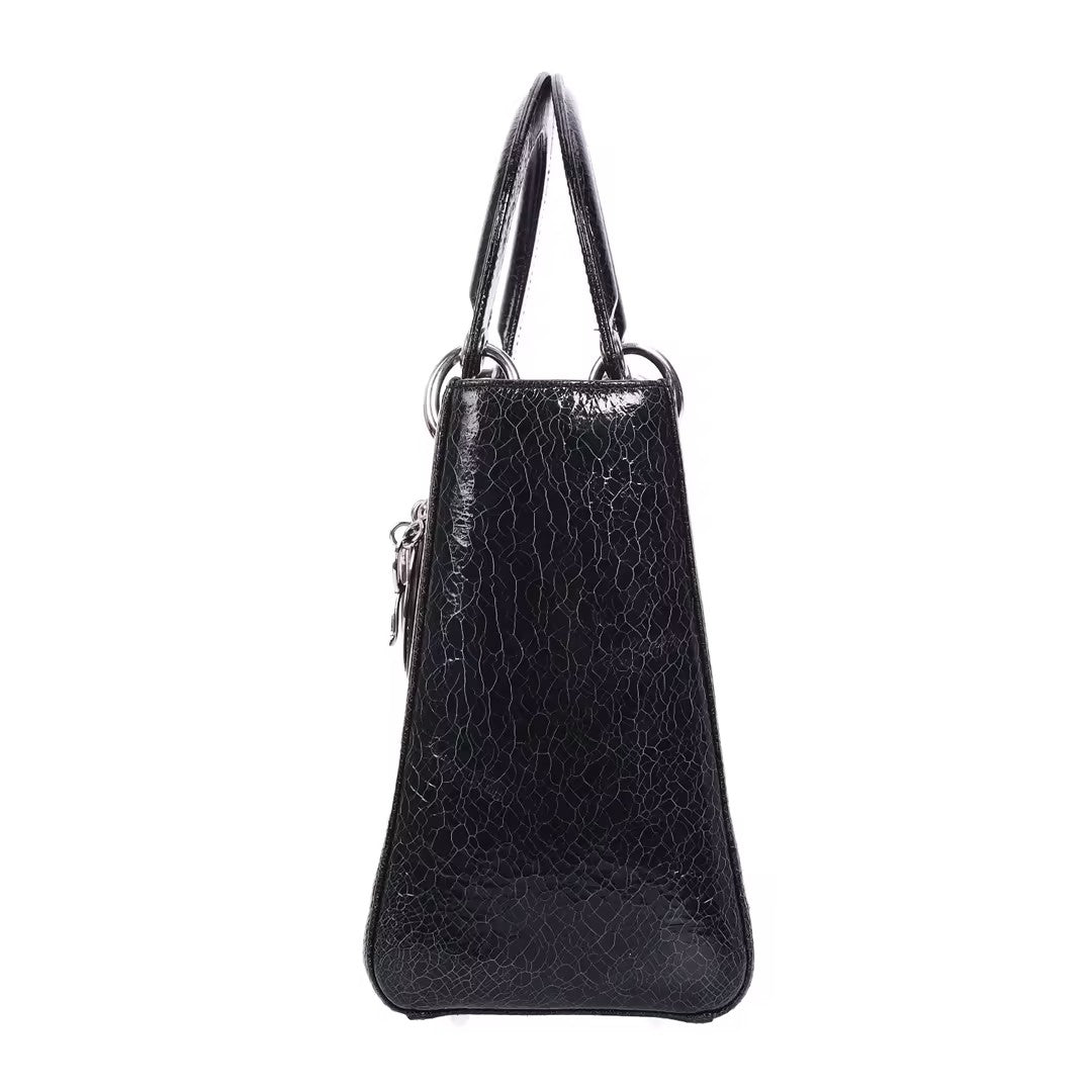 Pre-Owned Dior lady swan calfskin crossbody bag 71832803