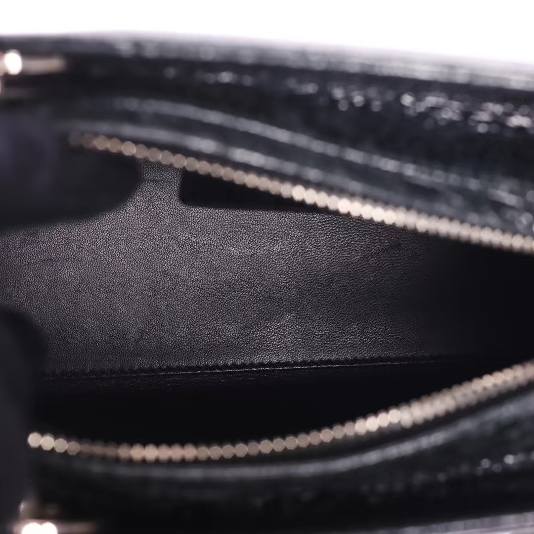 Pre-Owned Dior lady swan calfskin crossbody bag 71832803